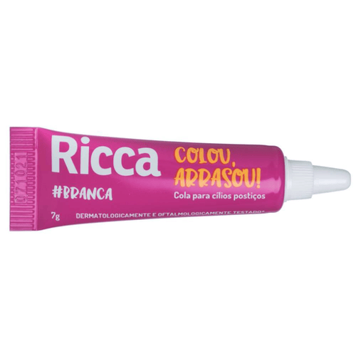 Imagem do produto Cola Para Cílios Postiços Ricca 7G Branca Panvel Farmácias