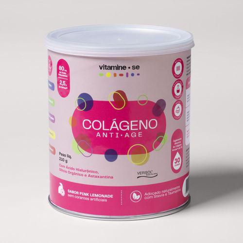 Imagem do produto Colageno Antiage 2,5G Lata 210G Vitaminese