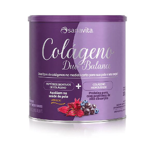 Imagem do produto Colágeno Duo Balance Sanavita Hibiscus E Frutas Roxas 330G