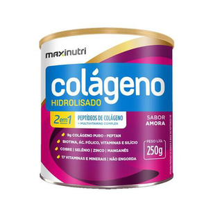 Imagem do produto Colágeno Hidrolisado 2 Em 1 250Gr Maxinutri Amora