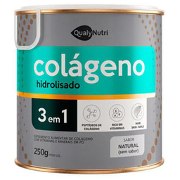 Imagem do produto Colageno Hidrolisado 250G Natural Qualy Nutri
