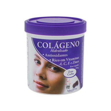 Imagem do produto Colágeno Hidrolisado Health Labs Em Pó Sabor Uva Com 250G