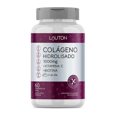 Colágeno Hidrolisado Lauton Nutrition 1000Mg 60 Comprimidos