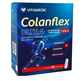 Colágeno Não Hidrolisado Tipo 2 Com 60 Cpr Colanflex Vitamedic