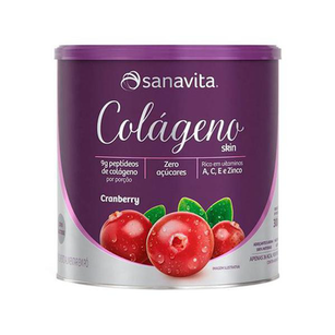 Colágeno Skin Cranberry 300G Sanavita