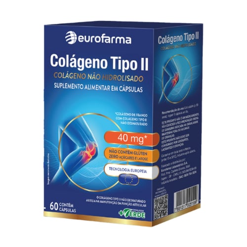 Imagem do produto Colágeno Tipo 2 Com 60 Cápsulas