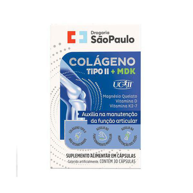 Colágeno Tipo Ii Ucii Mdk Drogarias São Paulo 30 Compridos