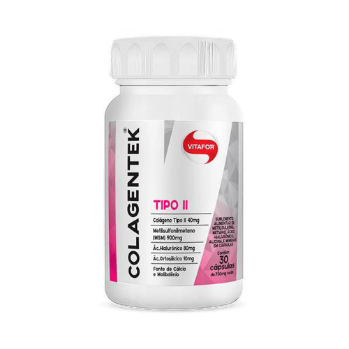 Imagem do produto Colagentek Colágeno Tipo 2 40Mg Vitafor Com 30 Cápsulas