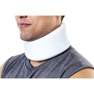 Colar Cervical De Espuma Branco C/Reforço Tam: 02