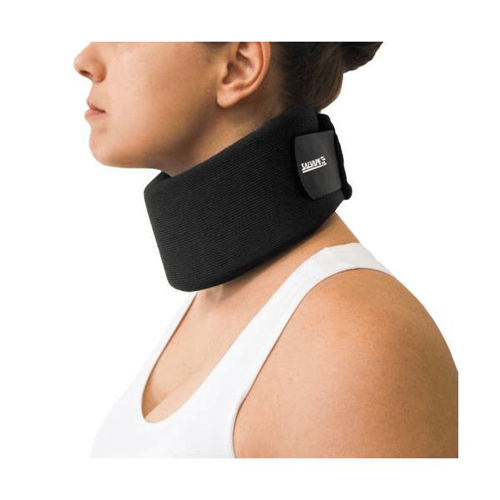 Imagem do produto Colar Cervical De Espuma Com Reforço Interno Preto M Salvapé