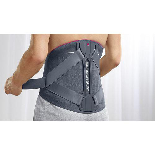 Imagem do produto Colete Lumbamed Disc Masculino Cor: Cinza  Tam: Vi