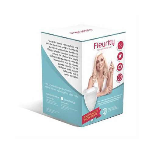 Coletor Menstrual Fleurity Tipo 2 Sem Pigmento 1 Unidade