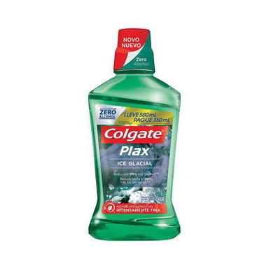 Colgate Enxaguante Bucal Plax Ice Glacial Leve 500Ml Pague 250Ml