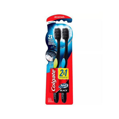 Imagem do produto Colgate Escova 360 Black Leve 2 Pague 1