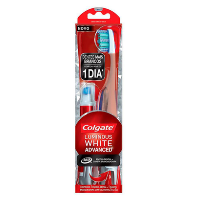 Imagem do produto Colgate Escova Dental Luminous White Advanced 360 + Caneta Branqueadora Com Gel Dental