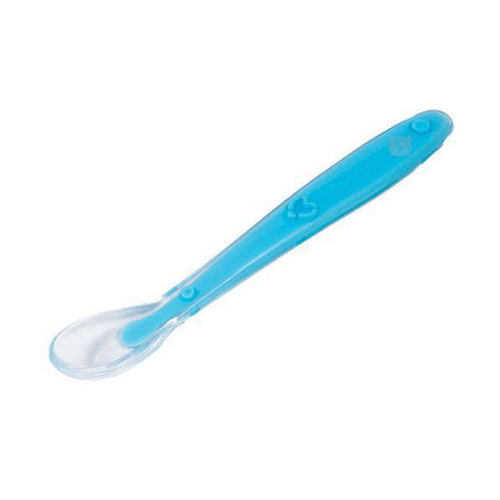 Imagem do produto Colher De Silicone Azul Buba Buba6141a Colher Silicone Baby Azul