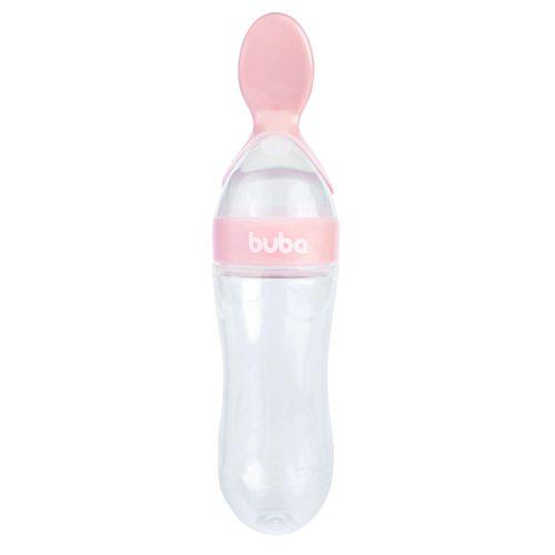 Imagem do produto Colher Dosadora Para Papinha Em Silicone Para Bebê Rosa Buba