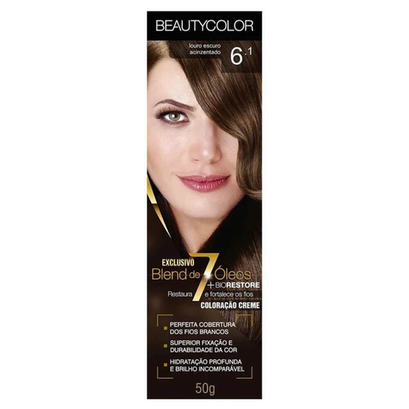 Imagem do produto Coloração Beautycolor 6.1 Louro Escuro Acinzentado