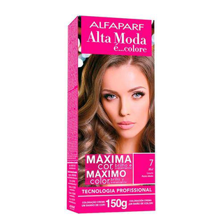 Coloração Creme Alta Moda 7 Mel Alfaparf 150G