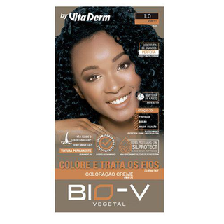 Imagem do produto Coloração Creme1.0 Preto Biov Vita Derm