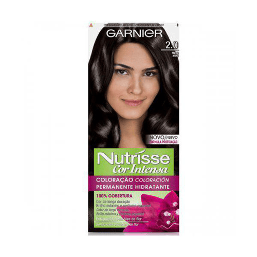 Imagem do produto Coloração Garnier Nutrisse Coloríssimos Preto N° 20 E E 1 Unidade