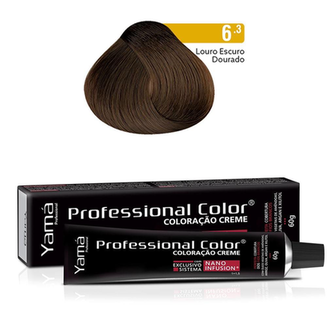 Imagem do produto Coloração Prof Nano Infusion 6.3 Louro Escuro Dourado Yamá