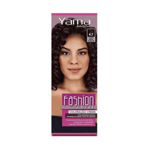 Imagem do produto Coloração Yamá Beauty Care Mini Kit Fashion Color 4.7 Yama