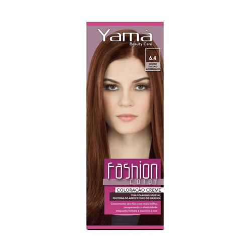 Imagem do produto Coloração Yamá Beauty Care Mini Kit Fashion Color 6.4 Yama
