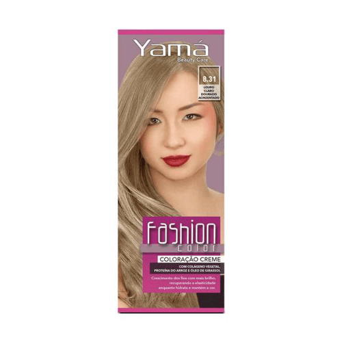 Imagem do produto Coloração Yamá Beauty Care Mini Kit Fashion Color 8.31 Yama