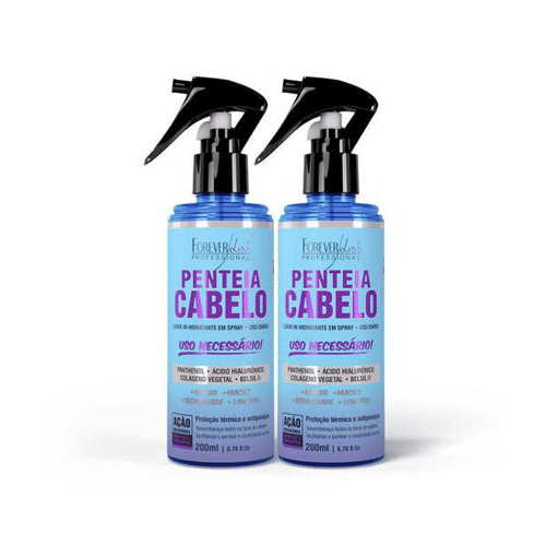 Imagem do produto Combo 2 Penteia Cabelo Ultra Hidratante Forever Liss 200Ml