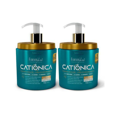Imagem do produto Combo Com 2 Máscara Catiônica Forever Liss 450G