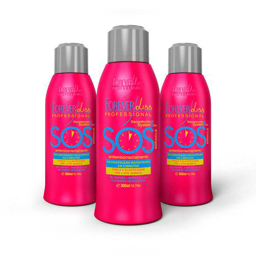 Imagem do produto Combo Leve 3: Reconstrutor Sos Antiemborrachamento 300Ml Forever Liss