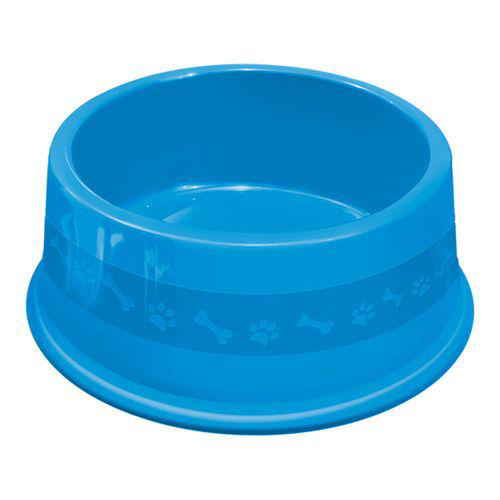 Comedouro Plástico Furacão Pet N4 1900Ml Azul