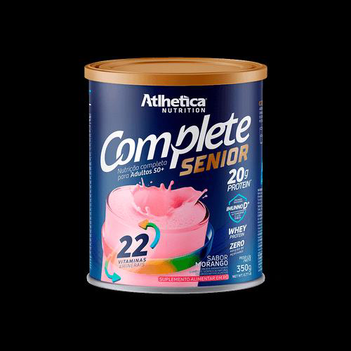 Imagem do produto Complete Senior 50 Mais 350G Morango Atlhetica Nutrition