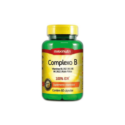 Complexo B 100% Idr Maxinutri 60 Cápsulas