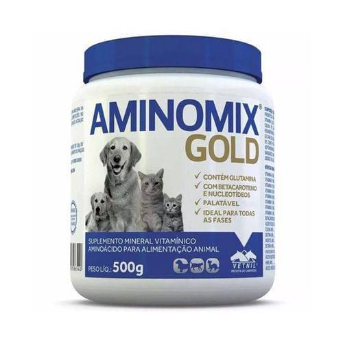 Complexo Vitamínico Aminomix Gold Vetnil 500G