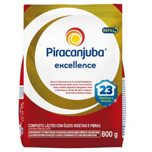 Composto Lácteo Piracanjuba Excellence Sachê 800G