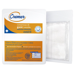 Imagem do produto Compressa De Gaze Creme 13 Fios C 5 7,5Cm 7,5Cm