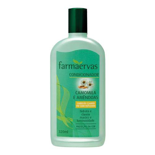 Condicionador - Farmaervas Camomila E Amêndoas Para Cabelos Claros Ou Com Reflexo Com 320 Ml