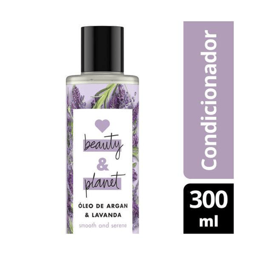 Condicionador Love, Beauty And Planet Smooth And Serene Òleo De Argan & Lavanda 300Ml