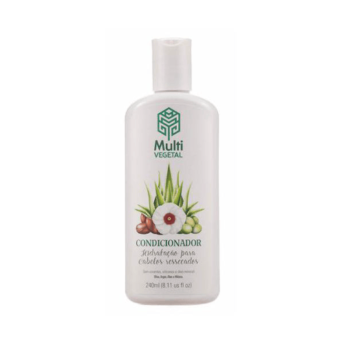 Imagem do produto Condicionador Natural De Oliva Com Argan Para Cabelos Ressecados 240Ml Multi Vegetal