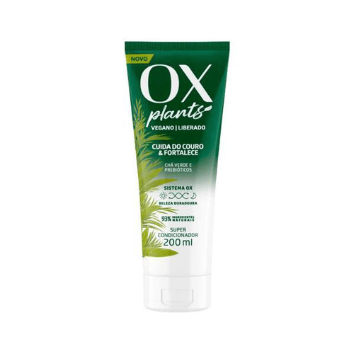 Imagem do produto Condicionador Ox Plants Cuida Do Couro & Fortalece Com 200Ml 200Ml