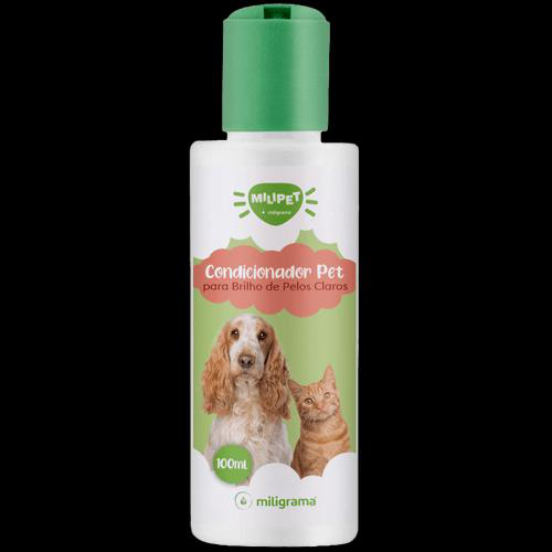 Condicionador Pet Para Brilho De Pelos Claros 100Ml