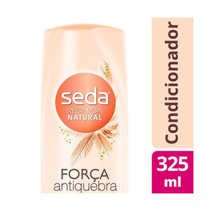 Condicionador Seda Recarga Natural Força Antiquebra Com 325Ml