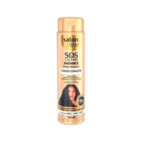 Condicionador Sos Radiance Brilho Absoluto Salon Line 300Ml