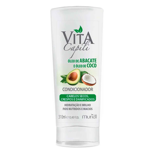 Imagem do produto Condicionador Vita Capili Óleo De Abacate Com 310Ml Muriel 310Ml
