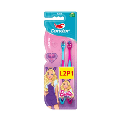 Condor Kids Barbie 5 Anos Escova Dental Macia