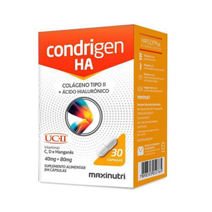 Imagem do produto Condrigen H.a Colágeno Tipo 2 Maxinutri Com 30 Cápsulas