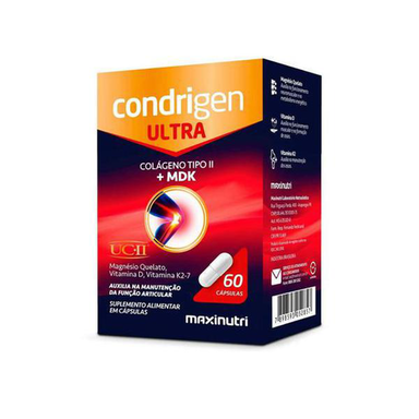 Imagem do produto Condrigen Ultra Colágeno Tipo 2 + Mdk 60 Cáps Maxinutri
