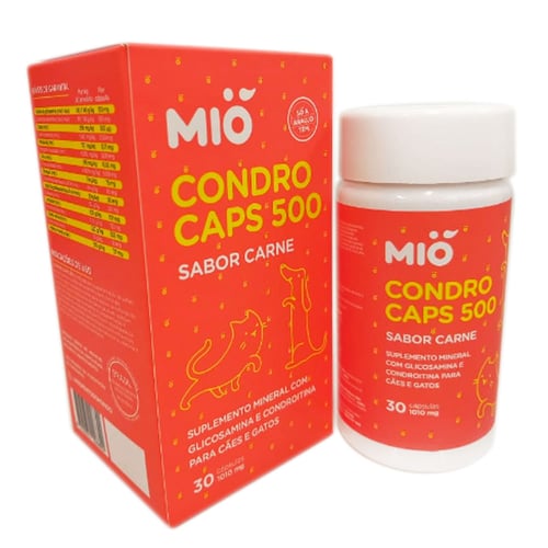 Imagem do produto Condro Caps 500 Mió Sabor Carne 30 Cápsulas